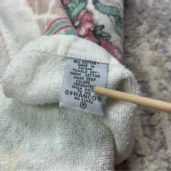 Vintage Christmas Country Geese Kitchen Towels Dishcloths Set of 5 1990s - Picture 6 of 6